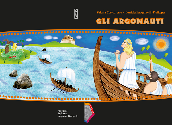 Progetto grafico e impaginazione del volume Gli Argonauti, Allegato a Esplorare... lo spazio, il tempo