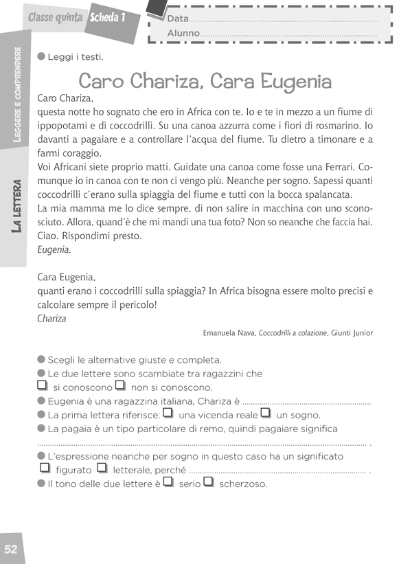 Impaginazione della Guida per l'insegnante 