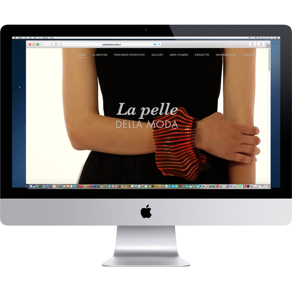 Sito per mostra La Pelle della Moda
