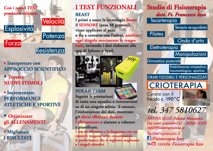 Pubblicità area Benessere e salute